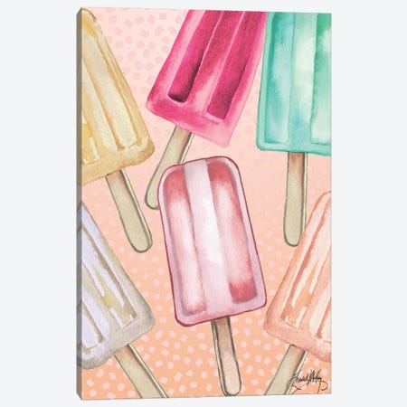 Cool Popsicles Canvas Print #EMD90} by Elizabeth Medley Art Print