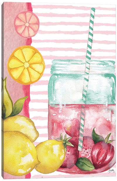 Cool Refreshments I Canvas Art Print - Berries