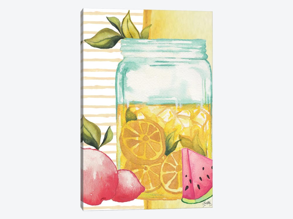 Cool Refreshments II by Elizabeth Medley 1-piece Canvas Art Print