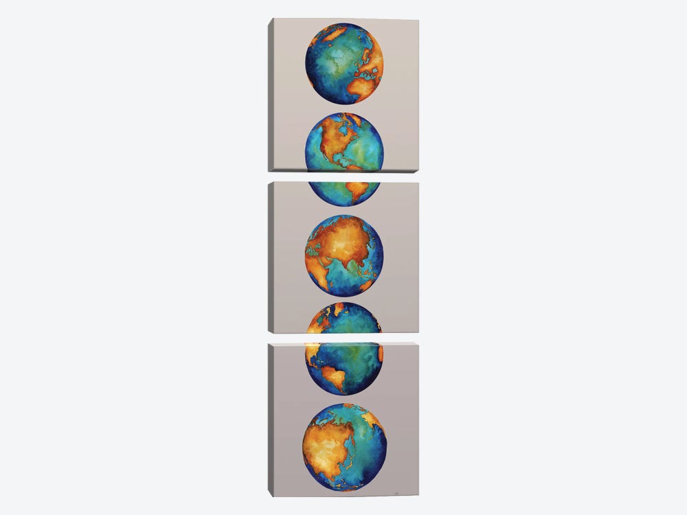 Earth by Elizabeth Medley 3-piece Art Print