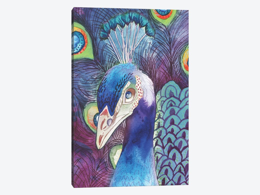 Hidden Peacock by Elizabeth Medley 1-piece Art Print