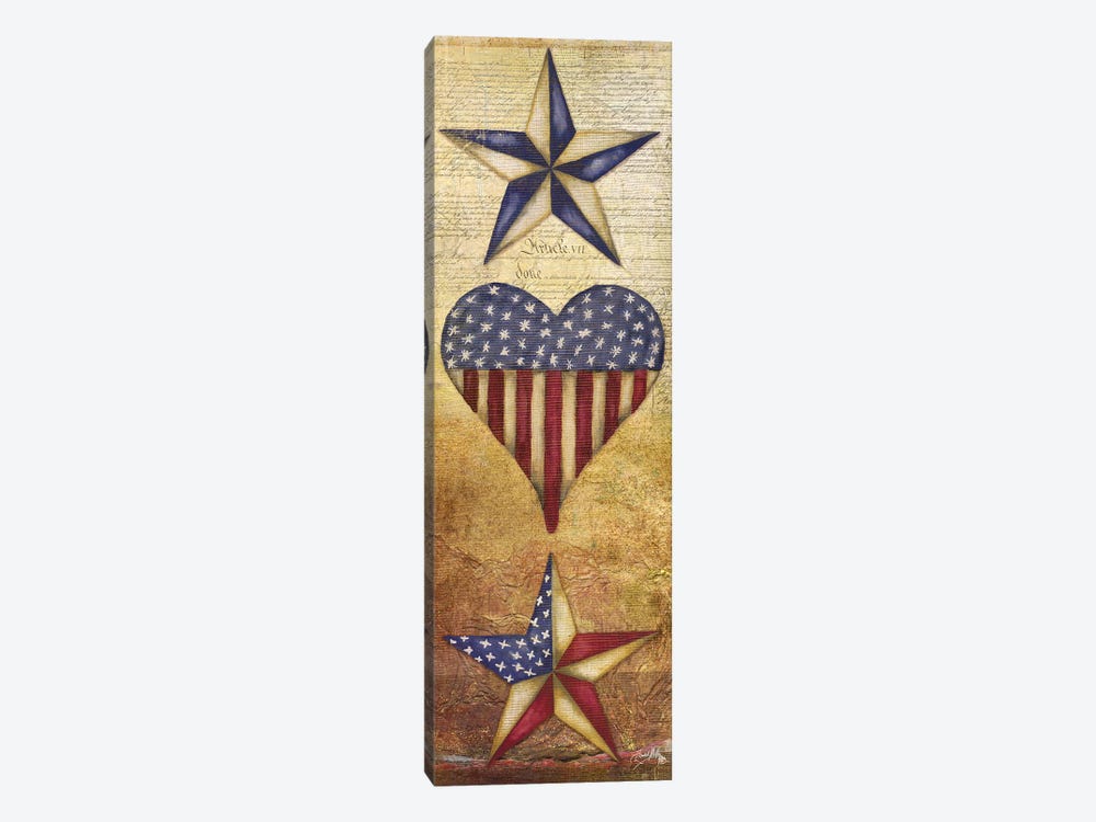 America Stars II by Elizabeth Medley 1-piece Canvas Print