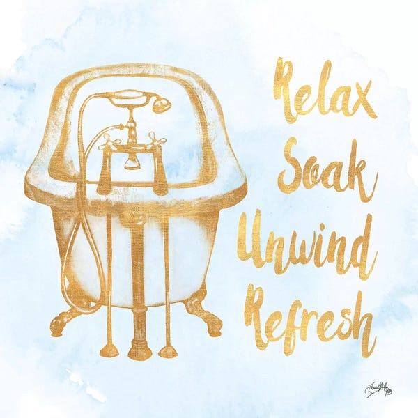 Calm: Bath Inspiration I by Elizabeth Medley