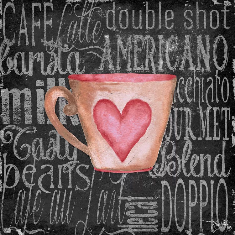 Coffee of the Day I by Elizabeth Medley canvas print
