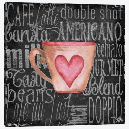Coffee of the Day I Canvas Print #EME118} by Elizabeth Medley Canvas Print