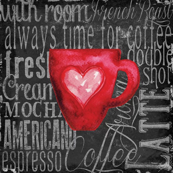 Hearts: Coffee of the Day V by Elizabeth Medley