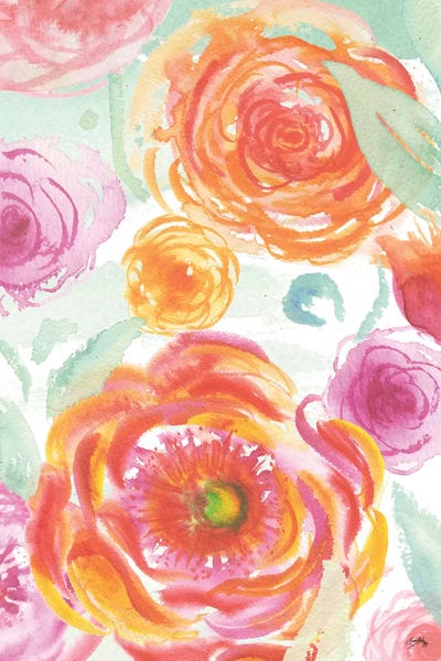 Elizabeth Medley: Colorful Roses II by Elizabeth Medley
