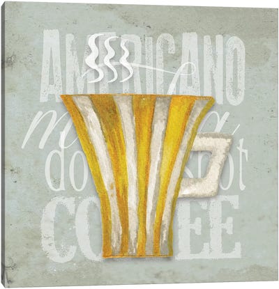 Daily Coffee I Canvas Art Print - Coffee Art