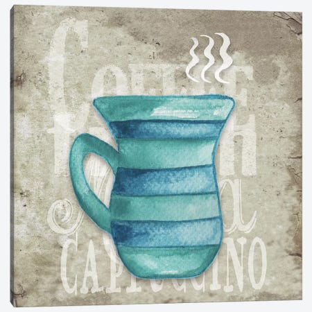 Daily Coffee II Canvas Print #EME127} by Elizabeth Medley Canvas Art Print