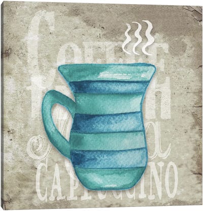 Daily Coffee II Canvas Art Print - Coffee Art