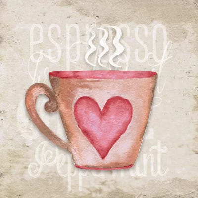 Daily Coffee III by Elizabeth Medley canvas print