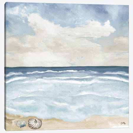 Evening Coast View I Canvas Print #EME132} by Elizabeth Medley Art Print