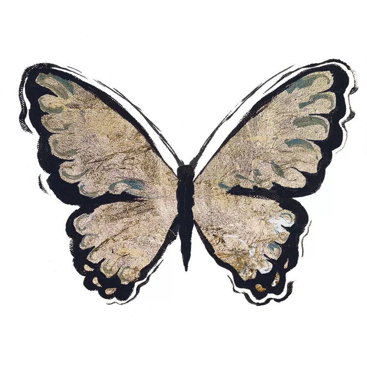 Flutter Gold I by Elizabeth Medley wall art