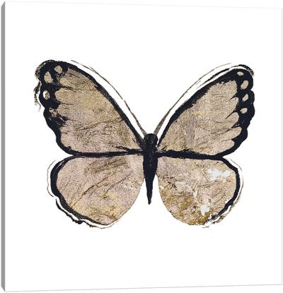Flutter Gold II Canvas Art Print - Elizabeth Medley