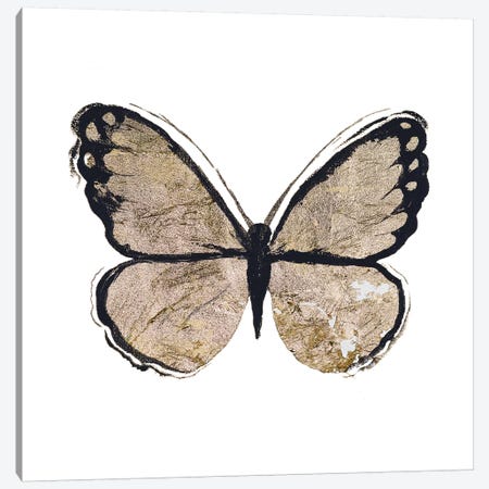 Flutter Gold II Canvas Print #EME138} by Elizabeth Medley Canvas Art Print
