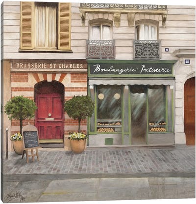 French Store I Canvas Art Print - Elizabeth Medley