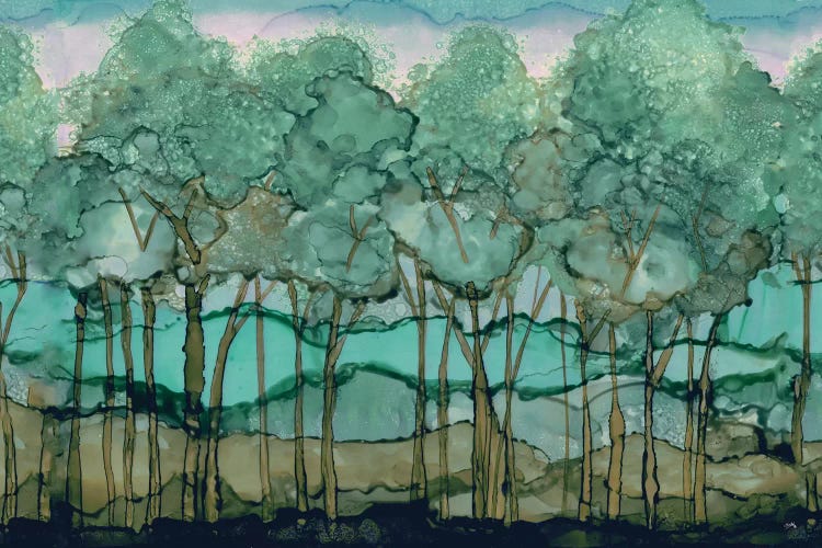 Green Tree Grove by Elizabeth Medley wall art
