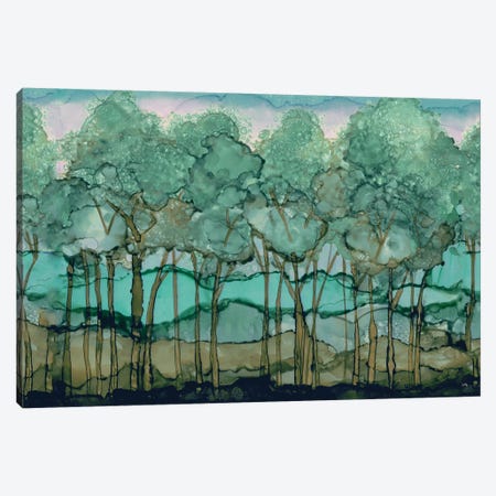 Green Tree Grove Canvas Print #EME141} by Elizabeth Medley Canvas Artwork
