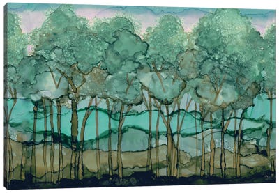 Green Tree Grove Canvas Art Print - Elizabeth Medley
