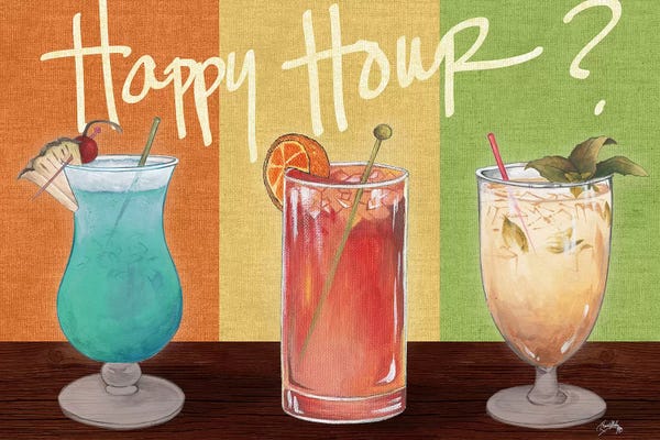 Cocktails & Mixed Drinks: Happy Hour Drinks by Elizabeth Medley