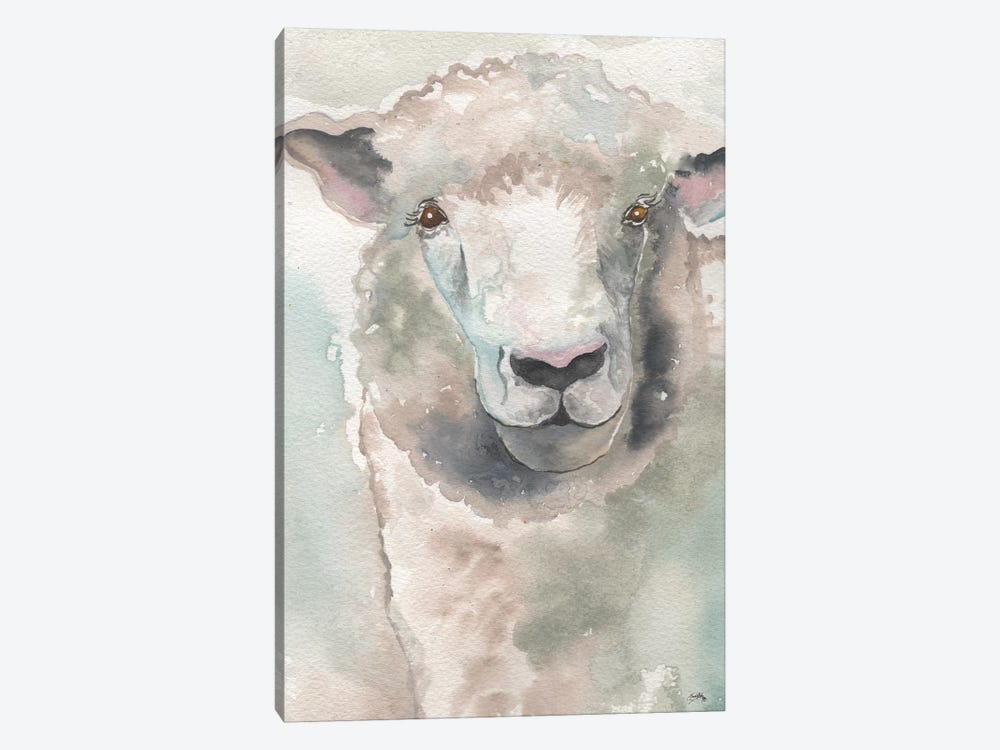 Muted Lamb by Elizabeth Medley 1-piece Canvas Artwork