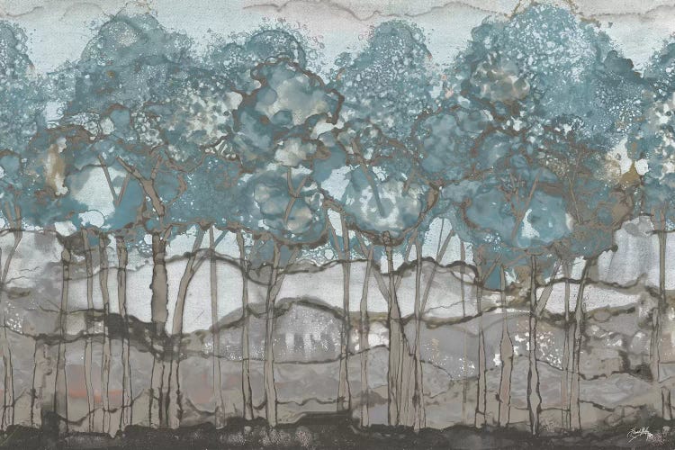 Muted Watercolor Forest by Elizabeth Medley wall art