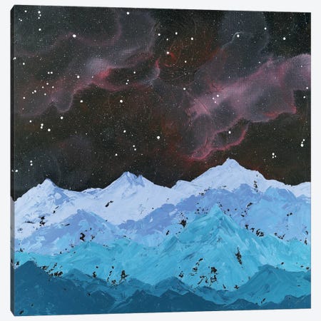 Space Mountains Canvas Print #EME15} by Emily Magone Canvas Print