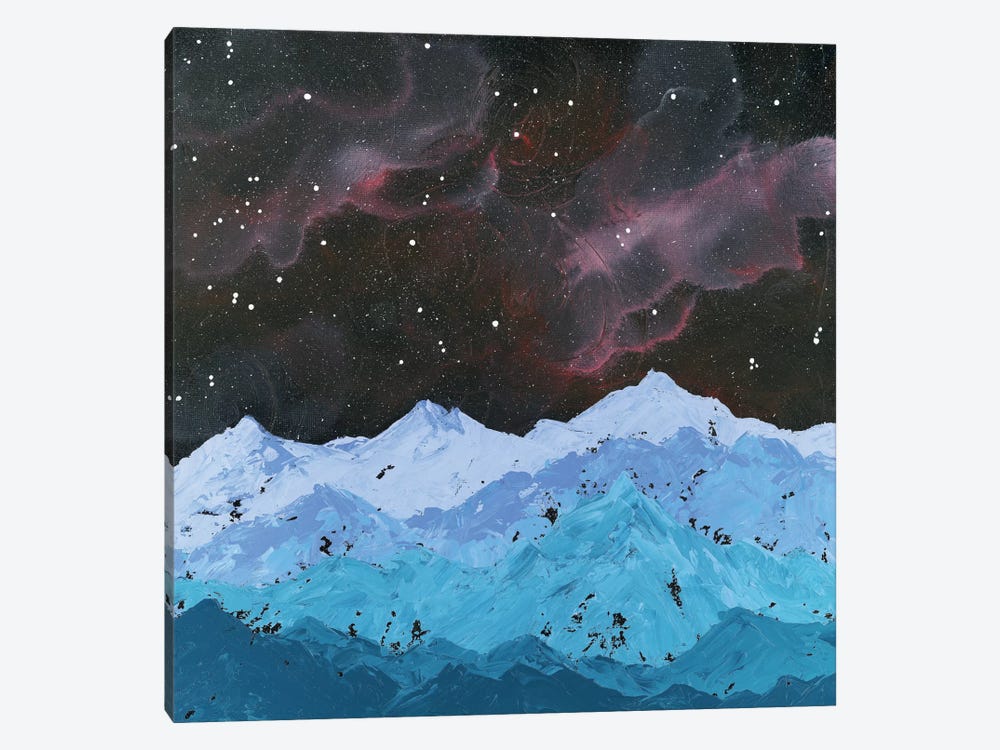 Space Mountains 1-piece Art Print