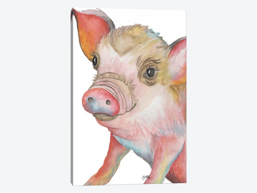 Pig II by Elizabeth Medley 1-piece Art Print