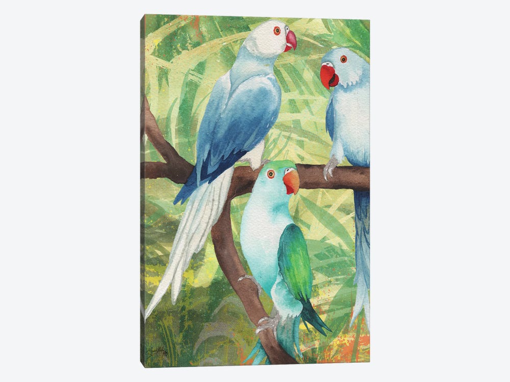 Tropical Birds I by Elizabeth Medley 1-piece Art Print