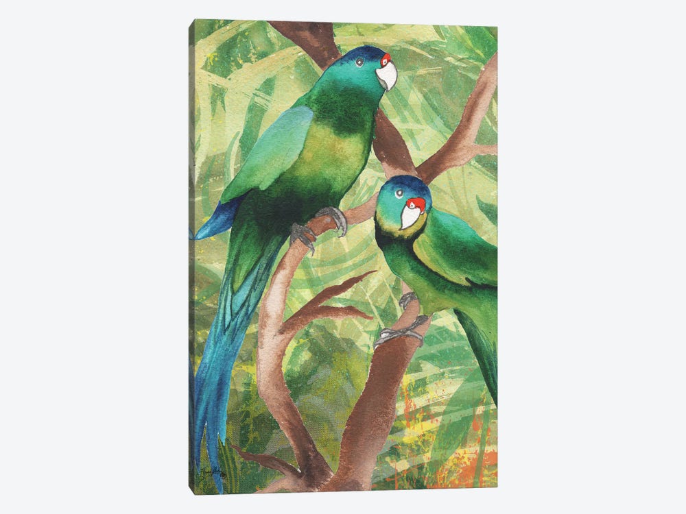 Tropical Birds II by Elizabeth Medley 1-piece Canvas Artwork