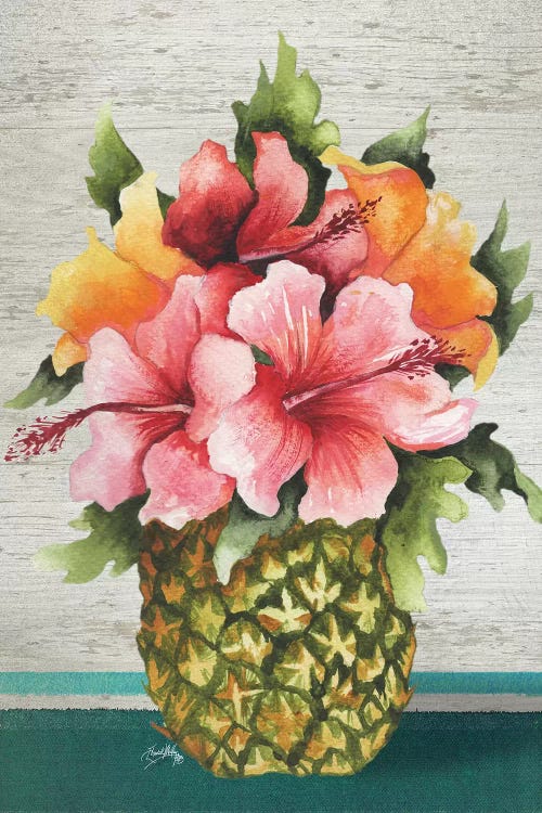 Tropical Bouquet by Elizabeth Medley wall art