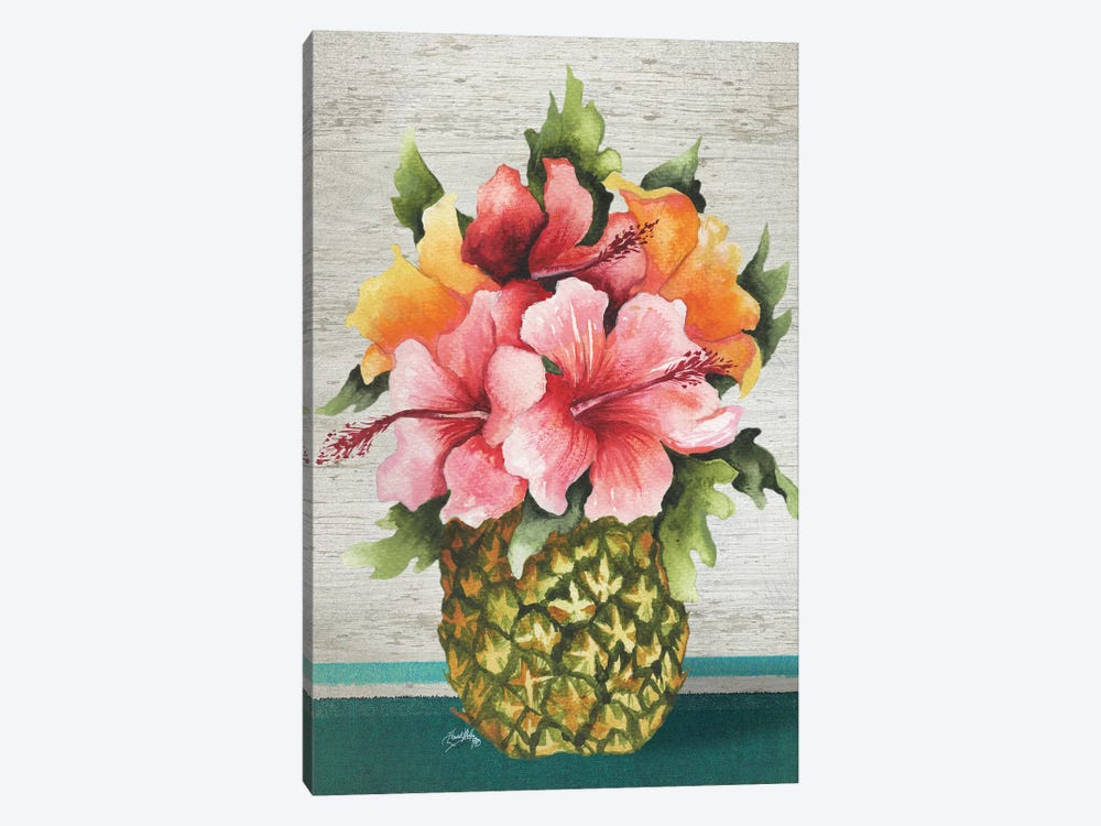 Tropical Bouquet by Elizabeth Medley 1-piece Canvas Art Print