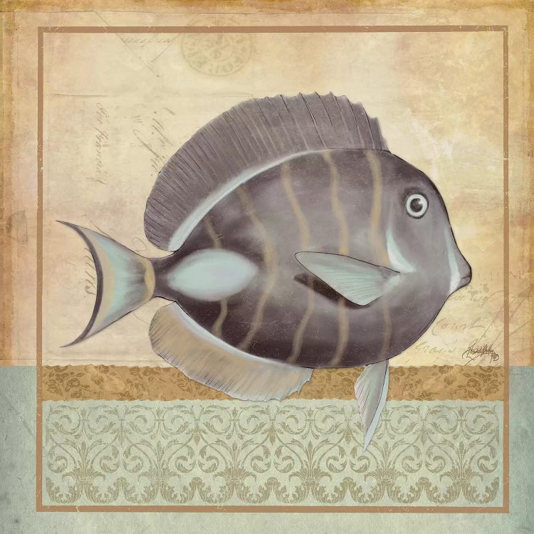 Vintage Fish II by Elizabeth Medley wall art