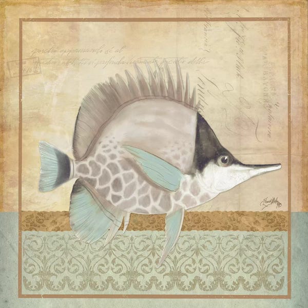 Elizabeth Medley: Vintage Fish IV by Elizabeth Medley