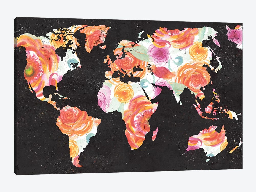World Florals by Elizabeth Medley 1-piece Canvas Artwork
