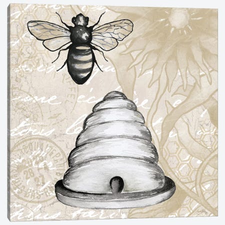 Bee Hives I Canvas Print #EME208} by Elizabeth Medley Canvas Print