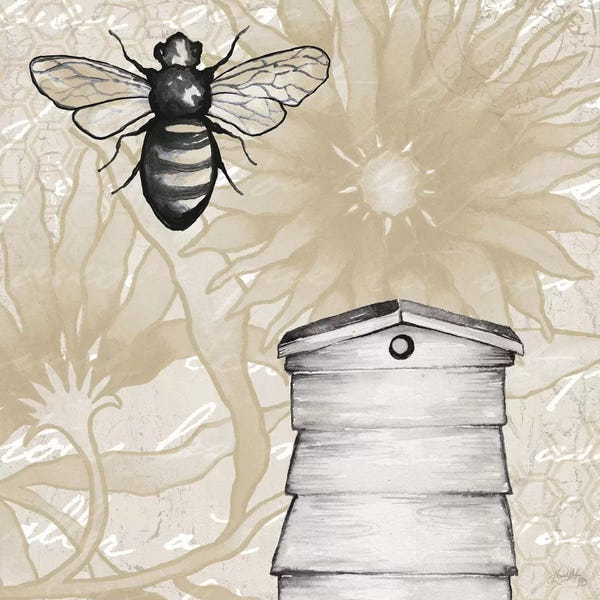 Bees: Bee Hives II by Elizabeth Medley