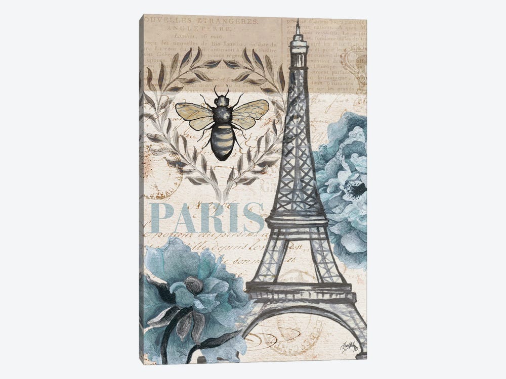 Paris Bee I by Elizabeth Medley 1-piece Canvas Wall Art