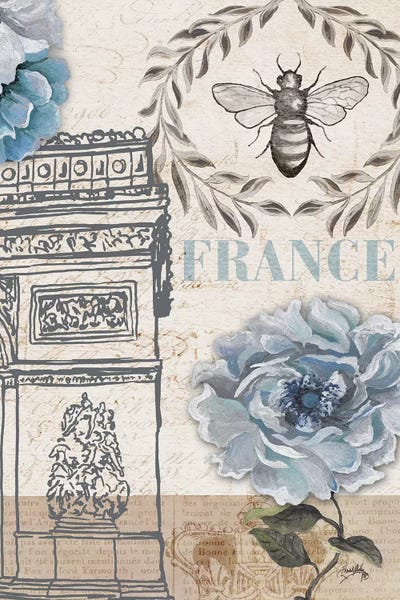 Bees: Paris Bee II by Elizabeth Medley