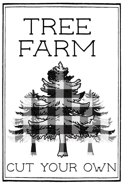 Tree Farm Buffalo Plaid by Elizabeth Medley wall art