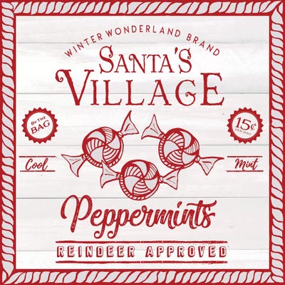 VIntage Christmas Treats I by Elizabeth Medley metal wall art