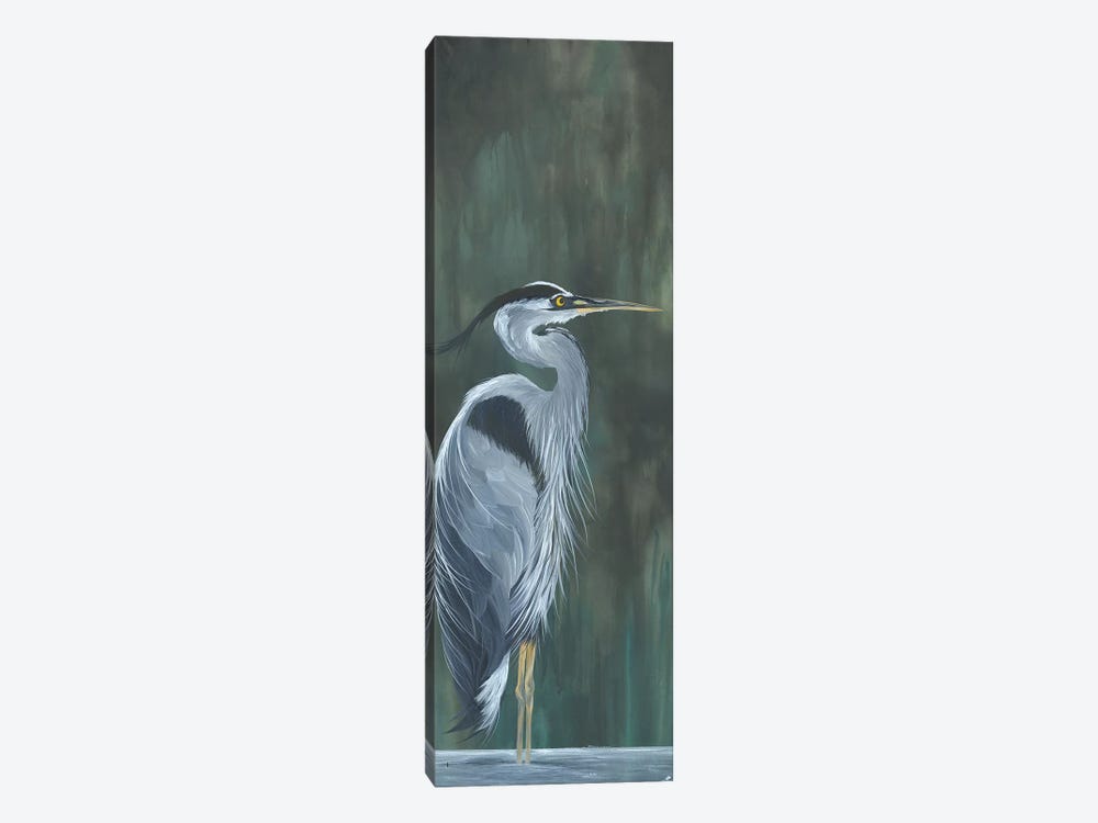 Blue Heron by Emily Magone 1-piece Canvas Artwork