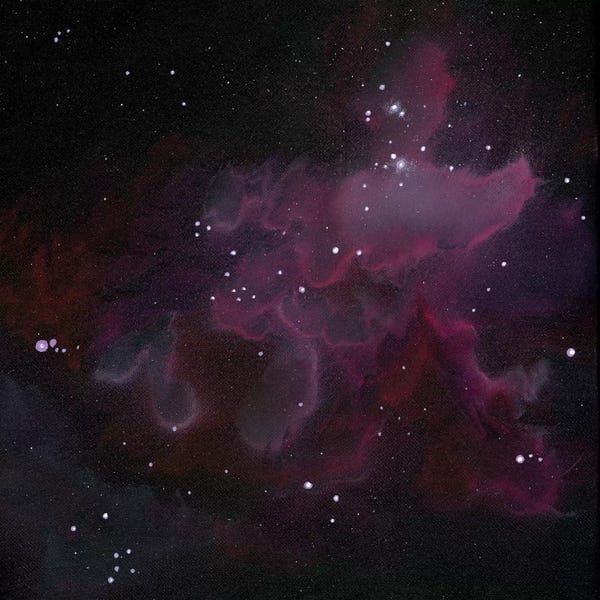 Black & Pink: Nebula One by Emily Magone