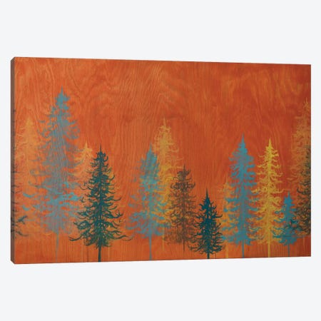 Orange Trees Canvas Print #EME50} by Emily Magone Canvas Art