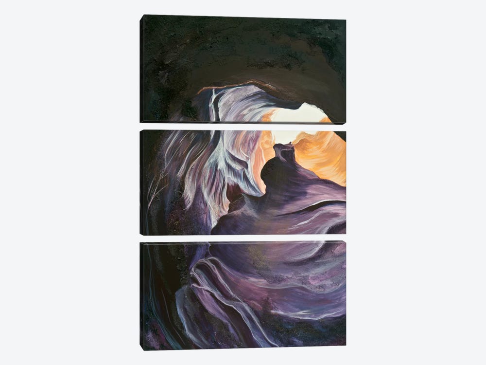 Antelope Canyon II by Emily Magone 3-piece Canvas Wall Art