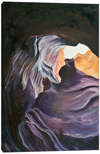 Antelope Canyon II Canvas Art Print - Emily Magone