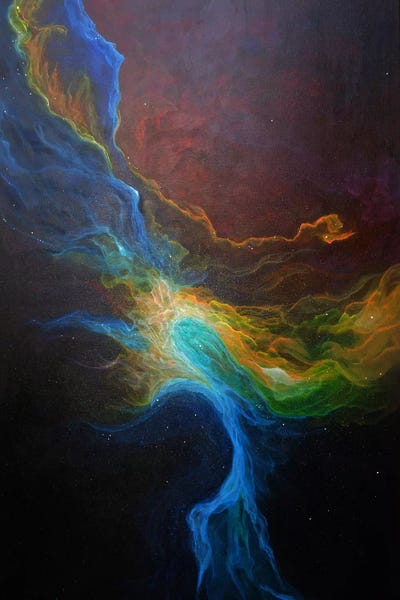 Nebula Six by Emily Magone metal wall art