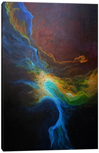 Nebula Six Canvas Art Print - Galaxy Art