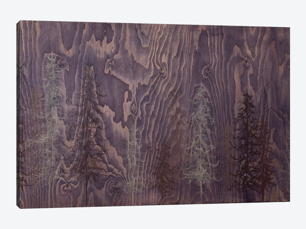 Purple Trees by Emily Magone 1-piece Canvas Wall Art